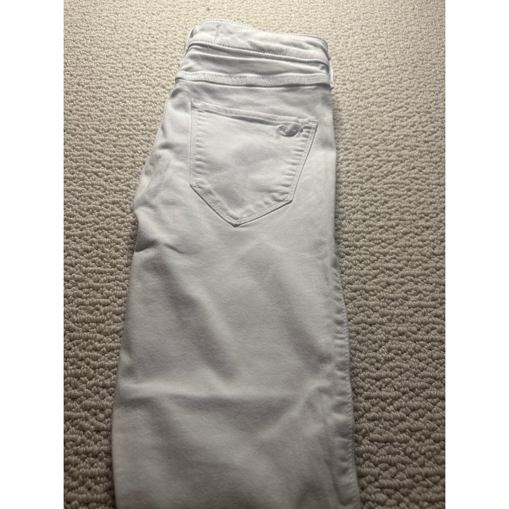 Hollister High-Rise Jean Legging White 7L W28 L30 Advanced Stretch Skinny Pant - Picture 6 of 9